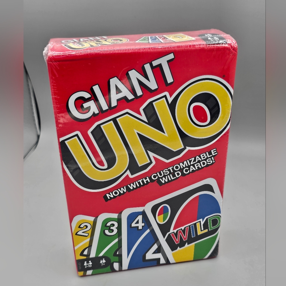 Giant UNO Card Game Kids Adults Family Game Night Jumbo Large 108 Ct 2-10 Player